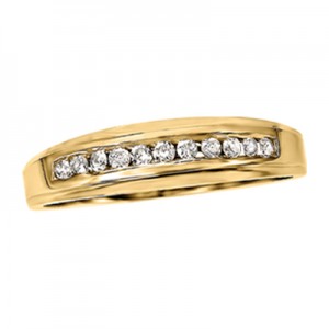  Lady ring yellow gold, diamonds SI2 / HI